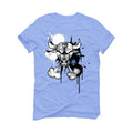 Air Jordan 1 "UNC Toe" Carolina Blue T-Shirt (Iron Bull)