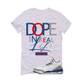 Air Jordan 3 True Blue Matching T-Shirt White T-Shirt (DOPE)| illcurrency