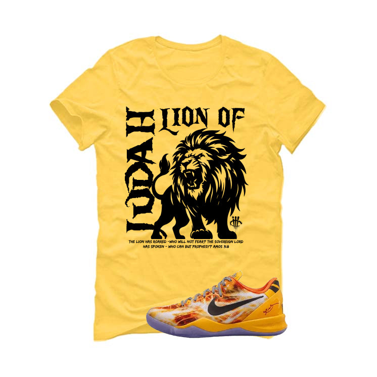 Nike Kobe 8 Protro Shanghai Fireworks Matching T-Shirt Lion of Judah