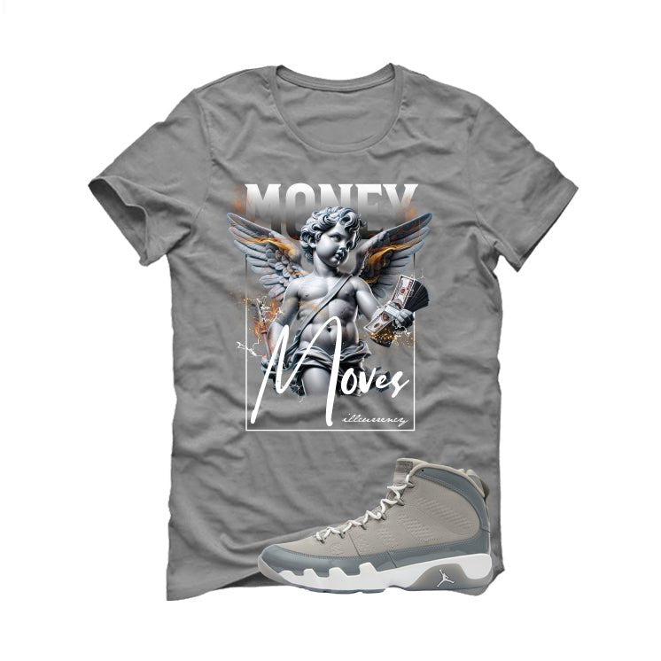 Air Jordan 9 Cool Grey Grey T-Shirt (Money Moves)| illcurrency