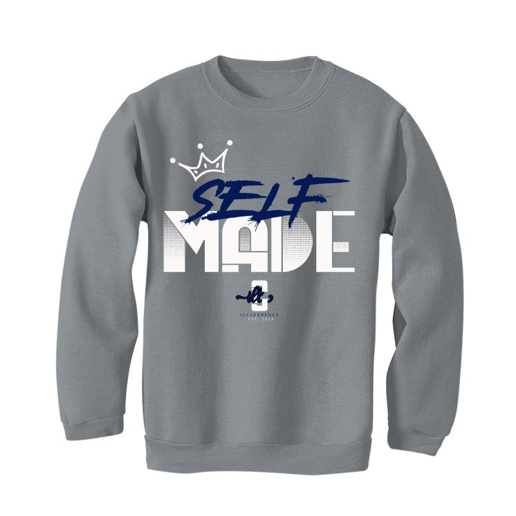 Air Jordan 5 “Georgetown” | illcurrency Grey T-Shirt (Self Made)