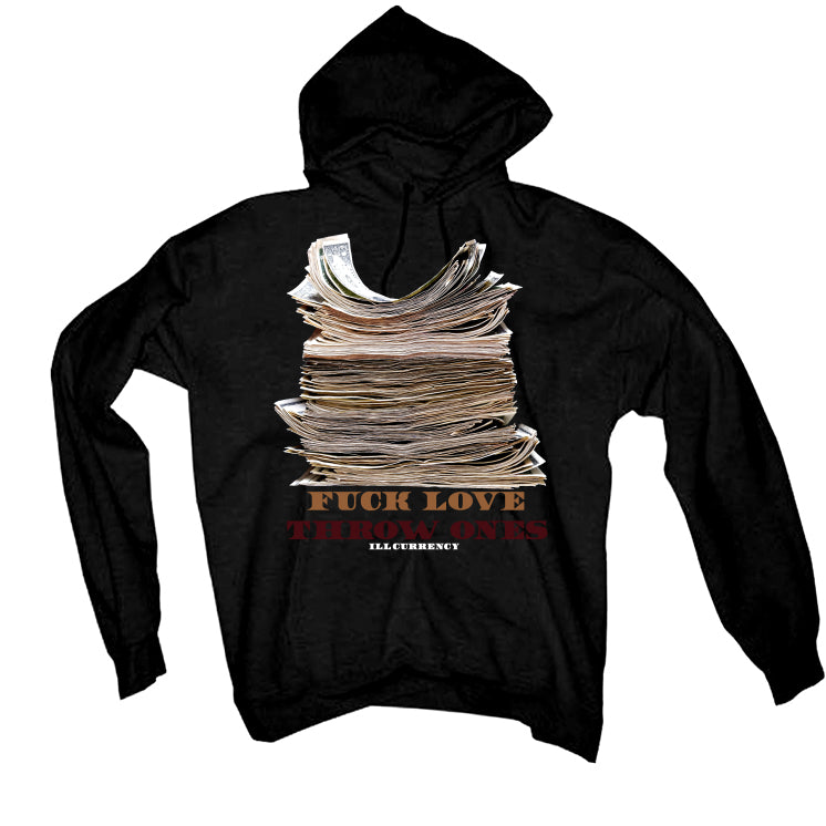 Air Jordan 1 High OG Love The Game Matching T-Shirt Black T-Shirt (Fck Love)| illcurrency