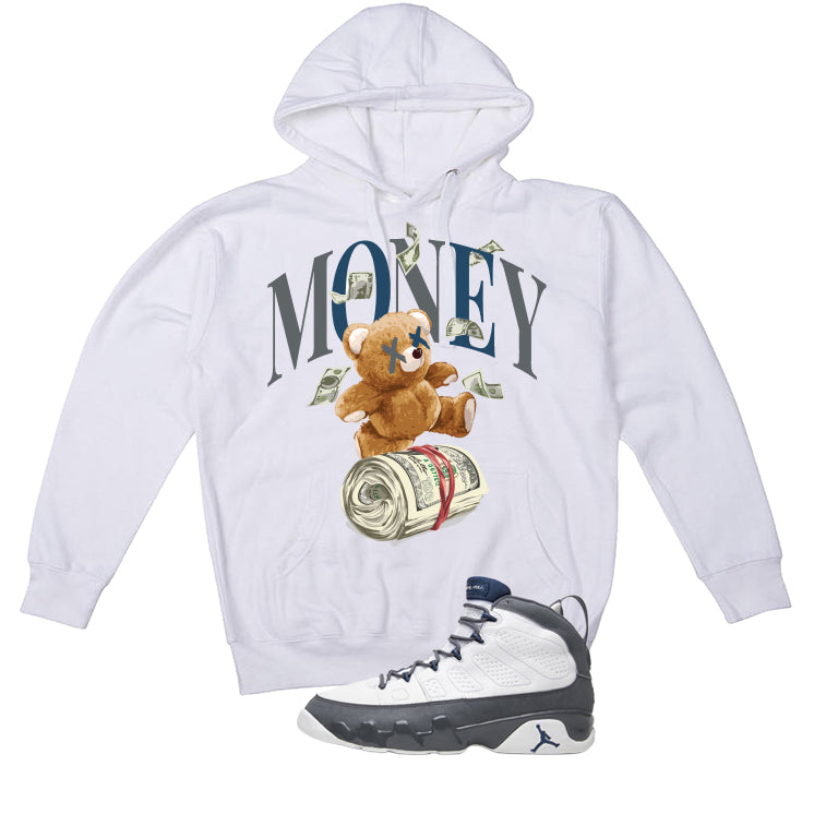 Air Jordan 9 Flint Grey Matching T-Shirt, Sweatshirts & Hoodies White T-Shirt (Money Bear)| illcurrency
