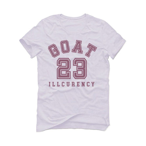 Air Jordan 1 High OG Mauve | ILLCURRENCY White T-Shirt (GOAT 23)