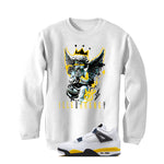 Air Jordan 4 Tour Yellow Matching T-Shirt Graffiti Angel