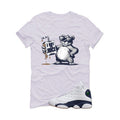 Air Jordan 13 Midnight Navy White T-Shirt (I got the juice)| illcurrency