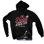 Air Jordan 5 Black Metallic Reimagined Black T-Shirt (DOPE)| illcurrency