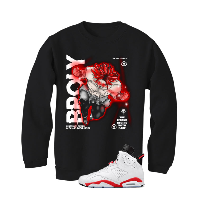 Air Jordan 6 White Infrared Matching T-Shirt Broly
