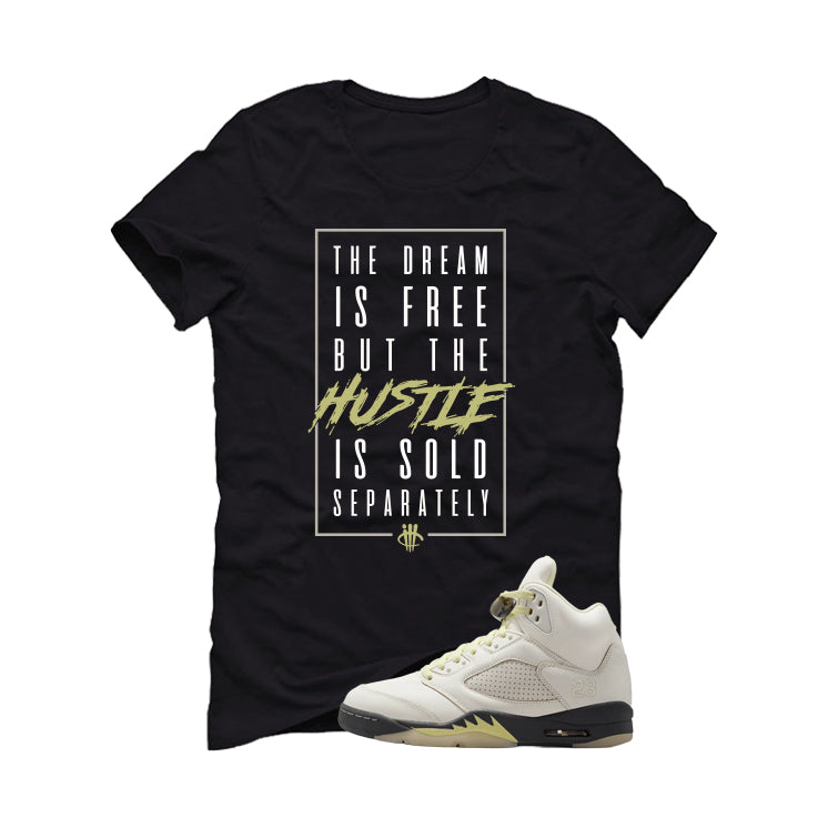 Air Jordan 5 WMNS Luminous Green Black T-Shirt (The Dream Is Free)| illcurrency