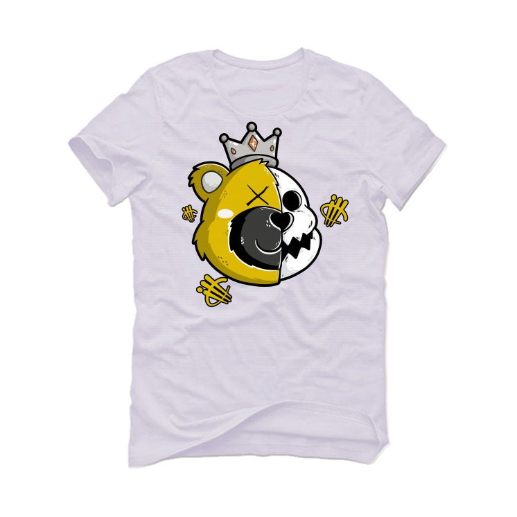 Air Jordan 11 Low WMNS “Yellow Snakeskin” White T-Shirt (HALF KING BEAR)