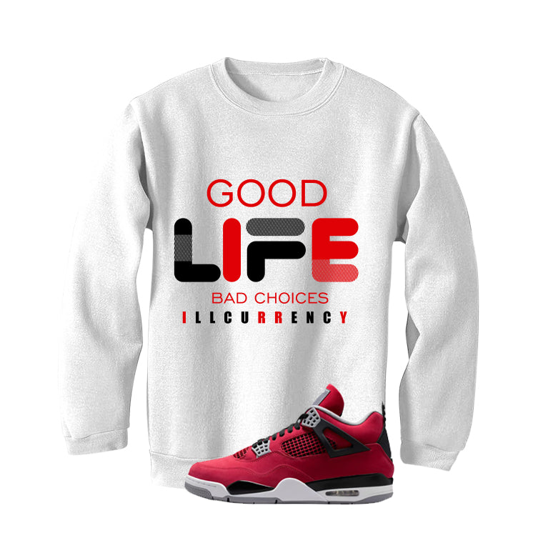 Air Jordan 4 Toro Bravo Matching T-Shirt, Sweatshirts, & Hoodies White T-Shirt (Bad Choices)| illcurrency