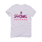 J Balvin x Air Jordan 3 Medellin Sunset - White T-Shirt (F R I E N D S)
