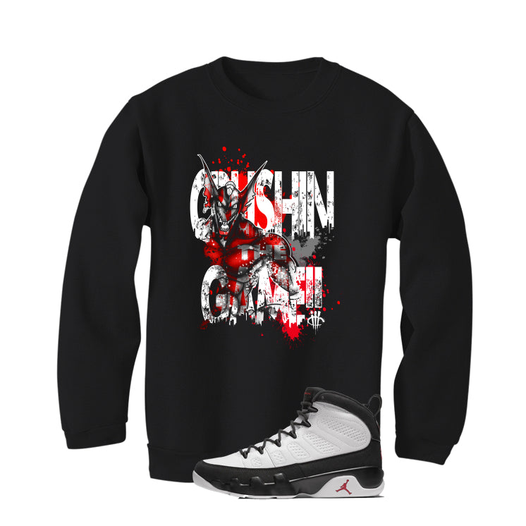 Air Jordan 9 OG Space Jam Matching T-Shirt Black T-Shirt (Crushin the Game)| illcurrency