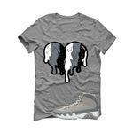 Air Jordan 9 Cool Grey Grey T-Shirt (Heart)| illcurrency