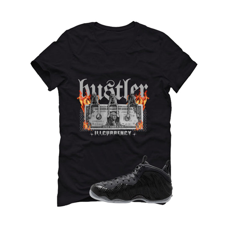 NIKE FOAMPOSITE ONE CARBON FIBER Matching T-Shirt, Sweatshirts & Hoodies Black T-Shirt (See No Evil Hustler)| illcurrency