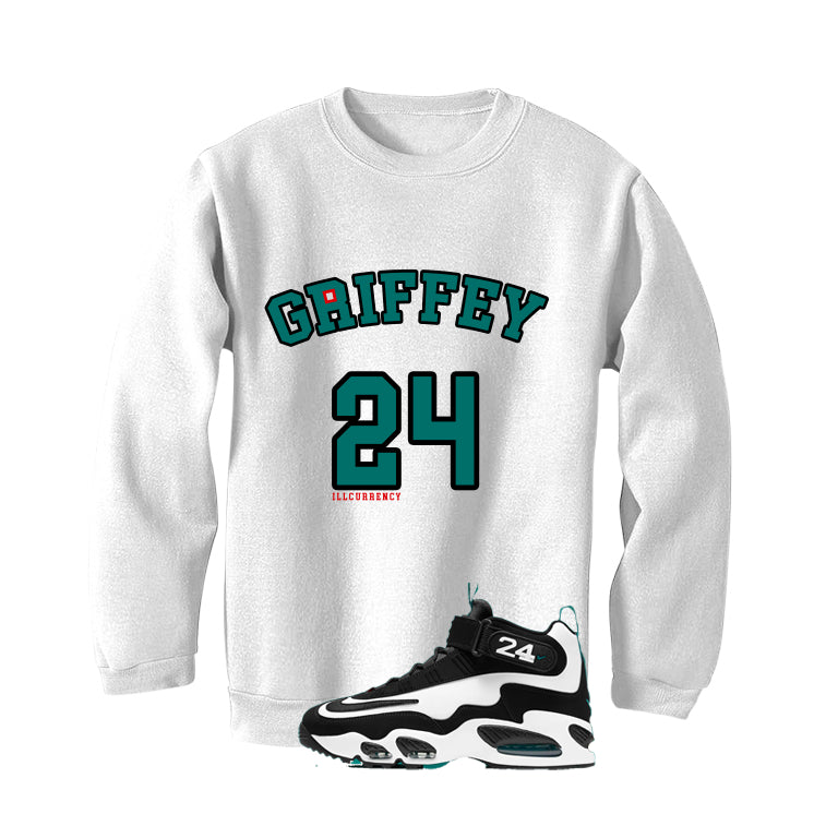 Nike Air Griffey Max 1 Freshwater Matching T-Shirt, Sweatshirts, & Hoodies White T-Shirt (Griffey 24)| illcurrency