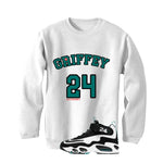 Nike Air Griffey Max 1 Freshwater Matching T-Shirt, Sweatshirts, & Hoodies White T-Shirt (Griffey 24)| illcurrency