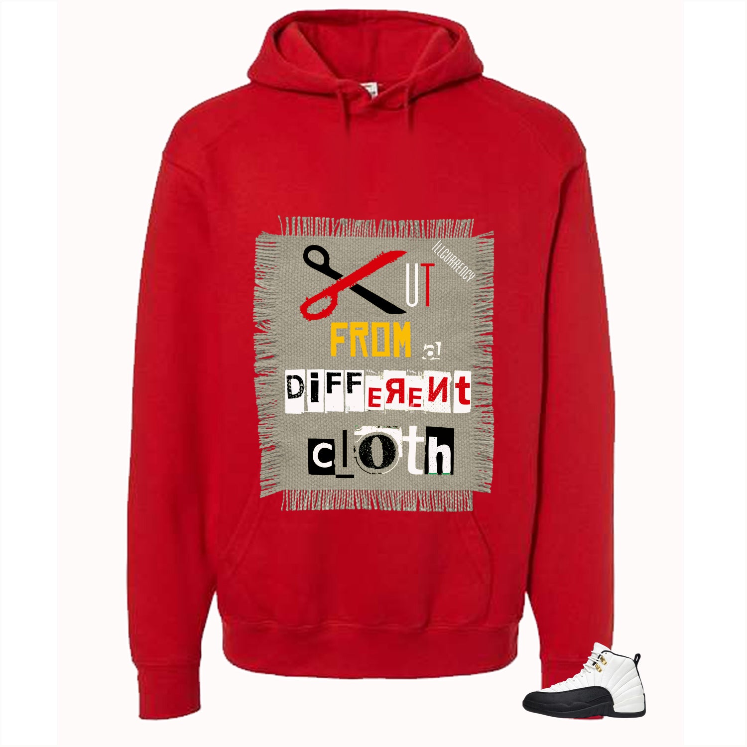 Air Jordan 12 Taxi Matching Hoodies Red T-Shirt