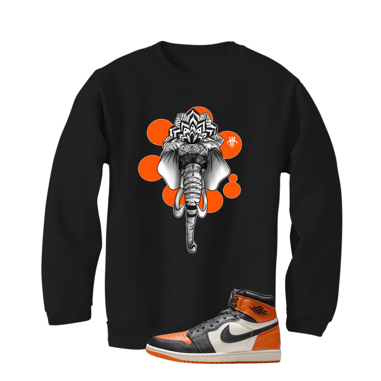 Air Jordan 1 High OG Shattered Backboard Black T-Shirt (Elephant)| illcurrency