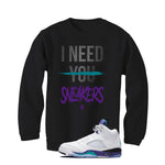 Air Jordan 5 OG Grape Black T-Shirt (I Need You Sneakers)| illcurrency
