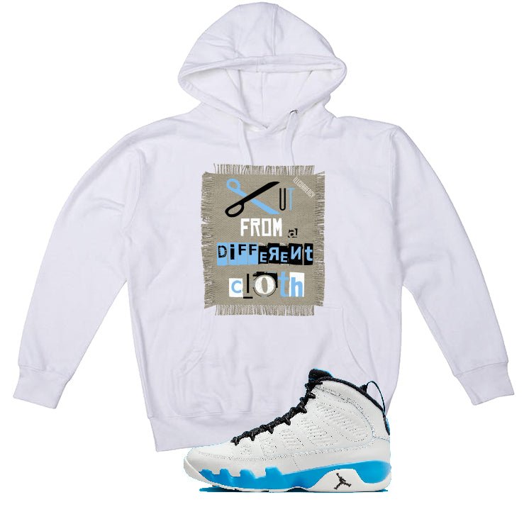Air Jordan 9 “Powder Blue” | illcurrency White T-Shirt (Cut from a different cloth)
