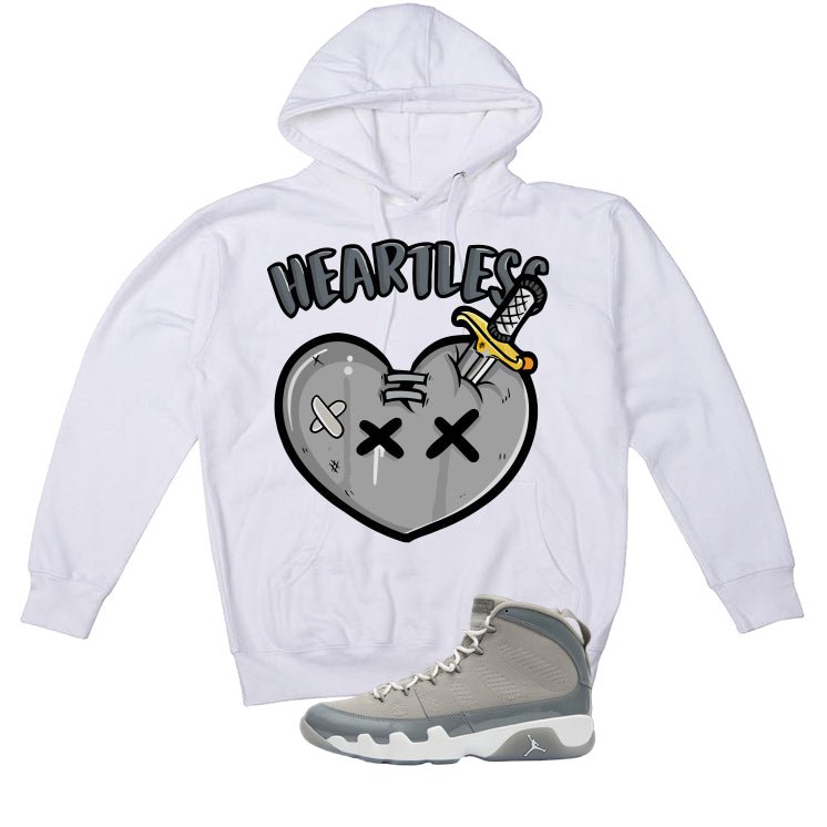 Air Jordan 9 Cool Grey White T-Shirt (Heartless)| illcurrency