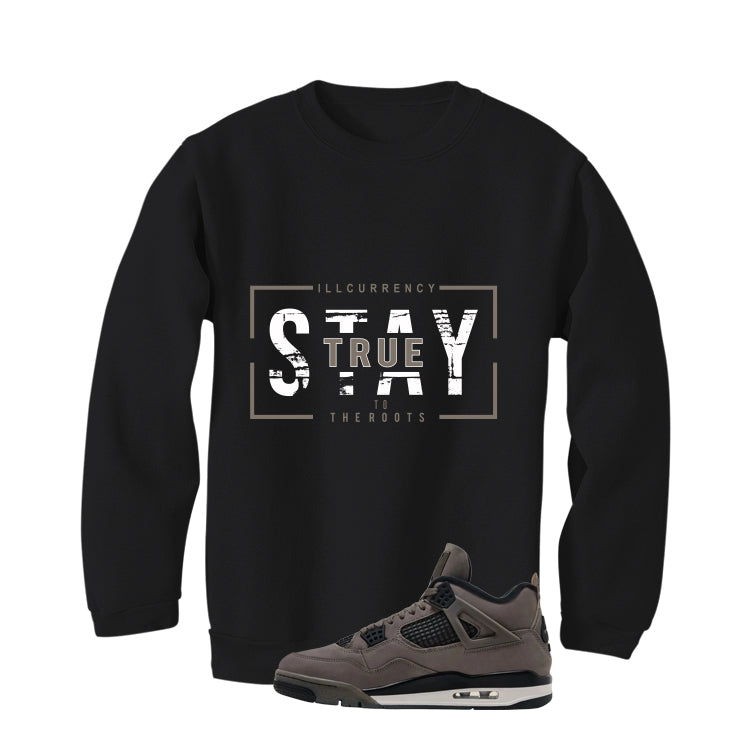 Air Jordan 4 Cave Stone Black T-Shirt (Stay True)| illcurrency