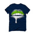 Hugo Covarrubias Molina’s Air Jordan 3 “Doernbecher”| ILLCURRENCY Navy Blue T-Shirt (Lips)