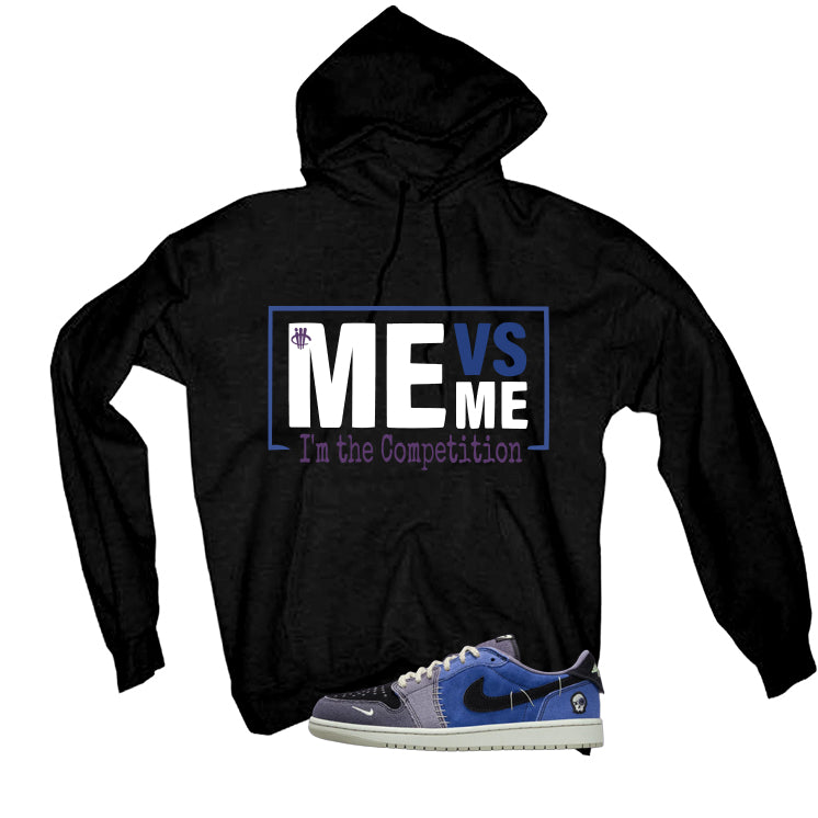 Air Jordan 1 Low OG Voodoo Alternate Matching T-Shirt, Sweatshirts & Hoodies Black T-Shirt (Me vs Me)| illcurrency