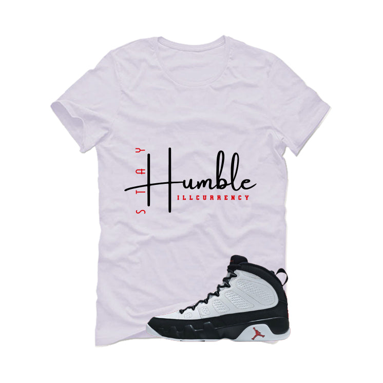 Air Jordan 9 OG Space Jam Matching T-Shirt Stay Humble