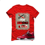 Air Jordan 4 Toro Bravo Matching T-Shirt, Sweatshirts, & Hoodies Red T-Shirt (Cut from a different cloth)| illcurrency