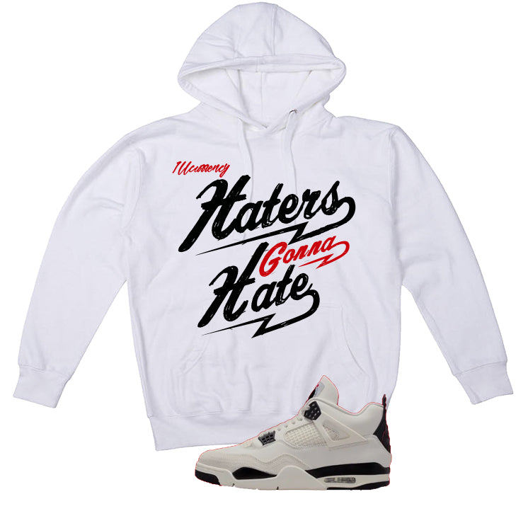 Air Jordan 4 Flight Club Matching T-Shirt, Sweatshirts & Hoodies White T-Shirt (Haters gonna hate)| illcurrency