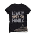 Air Jordan 4 Cave Stone Black T-Shirt (Loyalty)| illcurrency