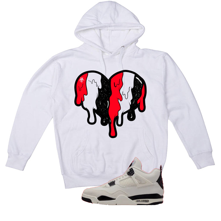 Air Jordan 4 Flight Club Matching T-Shirt, Sweatshirts & Hoodies White T-Shirt (Heart)| illcurrency