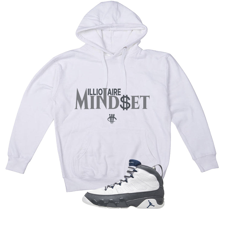 Air Jordan 9 Flint Grey Matching T-Shirt, Sweatshirts & Hoodies White T-Shirt (Millionaire Mindset)| illcurrency