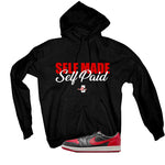 Air Jordan 1 Low OG Banned Matching T-Shirt, Sweatshirts & Hoodies Black T-Shirt (Self Made Self Paid)| illcurrency