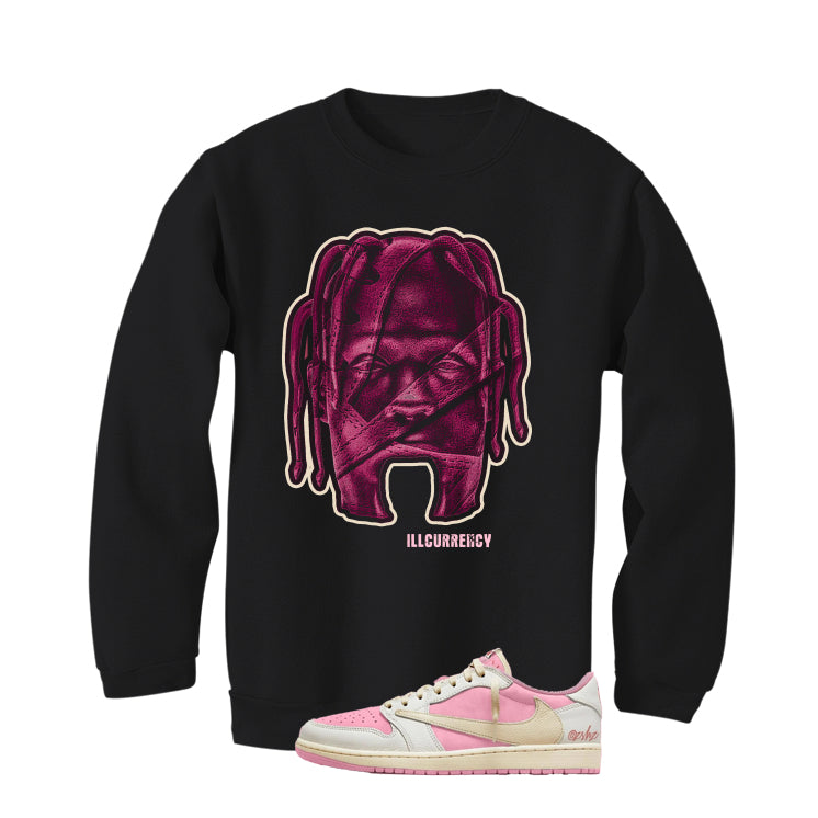 Travis Scott x Air Jordan 1 Low OG Shy Pink Matching T-Shirt, Sweatshirts, & Hoodies Black T-Shirt (Travis Land)| illcurrency