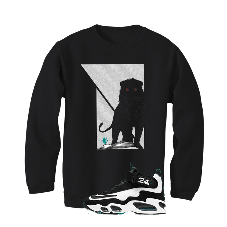 Nike Air Griffey Max 1 Freshwater Matching T-Shirt, Sweatshirts, & Hoodies Black T-Shirt (Lion)| illcurrency