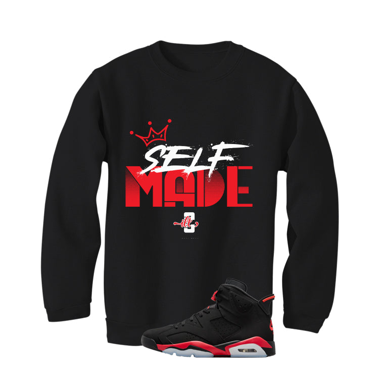 Air Jordan 6 Reverse Infrared Matching T-Shirt, Sweatshirts & Hoodies Black T-Shirt (Self Made)| illcurrency
