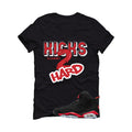 Air Jordan 6 Reverse Infrared Matching T-Shirt, Sweatshirts & Hoodies Black T-Shirt (Kicks 2 Hard)| illcurrency
