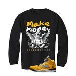 Air Jordan 5 Tokyo Matching T-Shirt, Sweatshirts & Hoodies Black T-Shirt (Make Money)| illcurrency