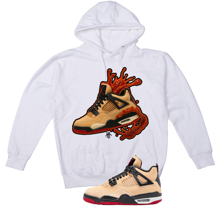 Air Jordan 4 Pizza (GS) White T-Shirt (Splash Shoe)| illcurrency