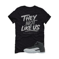 Air Jordan 12 Black/Wolf Grey Black T-Shirt (They not like us)| illcurrency