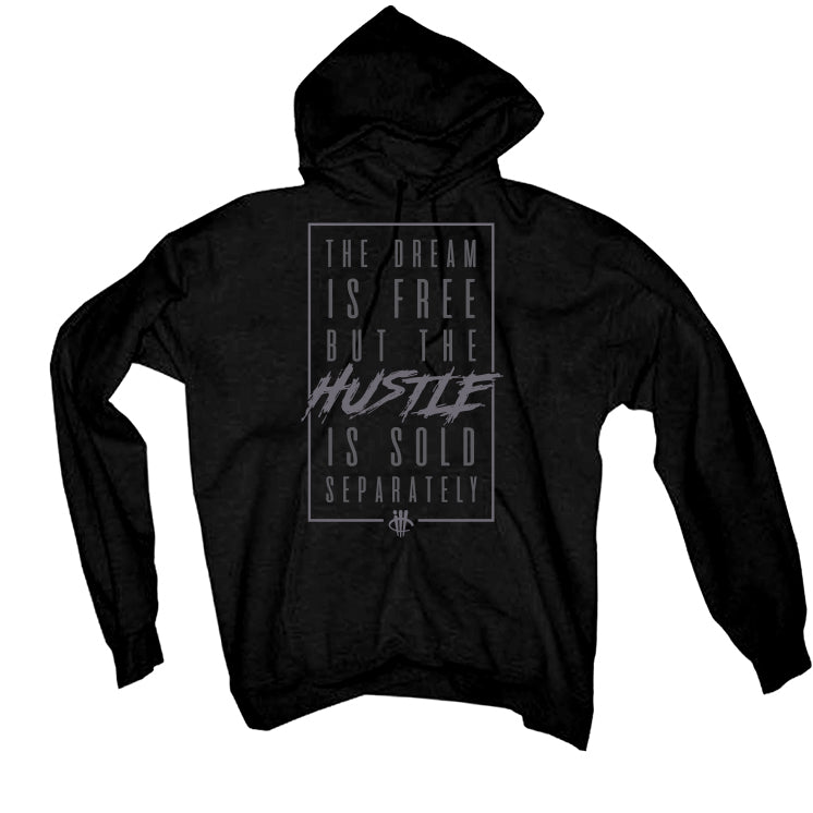 Jordan 5 Wolf Grey Matching T-Shirt, Sweatshirts, & Hoodies Black T-Shirt (Dream Is free)| illcurrency