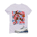 Air Jordan 3 True Blue Matching T-Shirt White T-Shirt (MJ MVP)| illcurrency