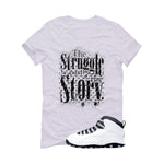 Air Jordan 10 OG Steel White T-Shirt (Struggle)| illcurrency