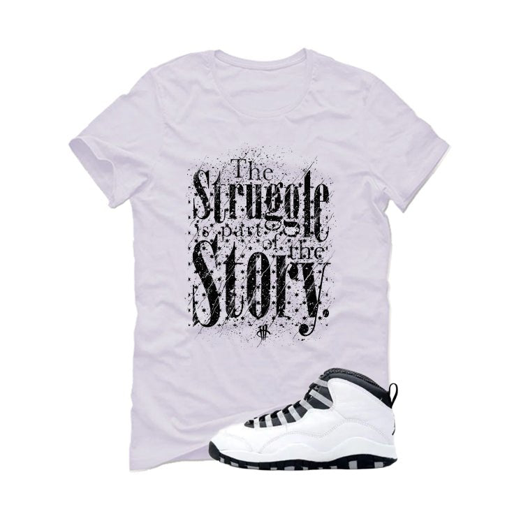 Air Jordan 10 OG Steel White T-Shirt (Struggle)| illcurrency