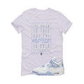 Air Jordan 4 WMNS Forget Me Not White T-Shirt (Dream is Free)| illcurrency