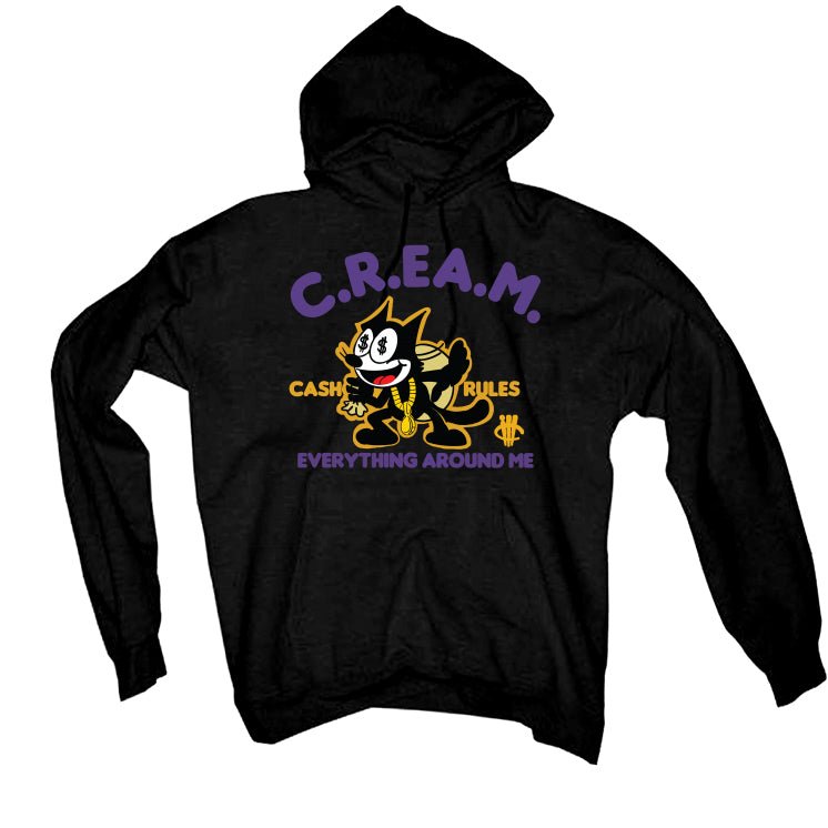 Air Jordan 12 Field Purple - Black T-Shirt (CASH RULES)