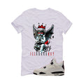 Air Jordan 4 Flight Club Matching T-Shirt, Sweatshirts & Hoodies White T-Shirt (Graffiti Angel)| illcurrency